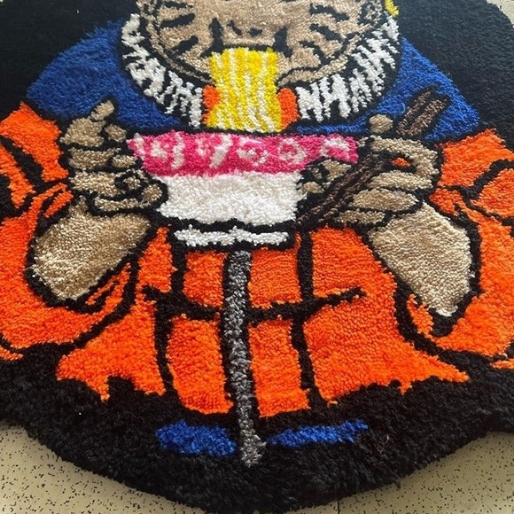 Handmade custom naruto rug - Picture 3 of 4